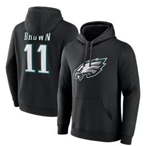 NWOT Philadelphia Eagles AJ Brown Icon Player Hoodie, XL